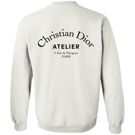 pull christian dior atelier 3 rue de marignan paris|christian dior atelier shirts.